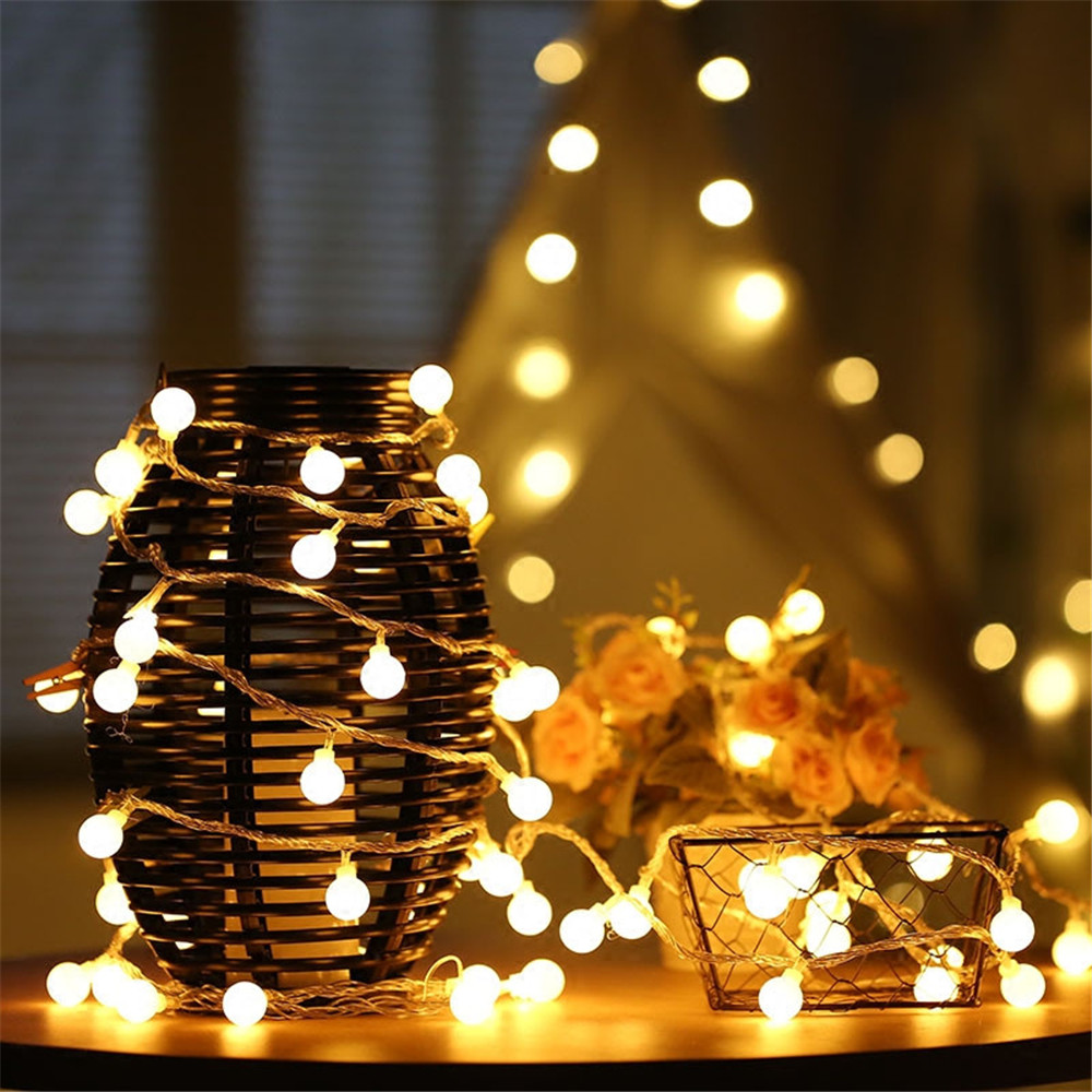 Luzes de Cordão Solares/USB/Ba - Lighting Christmas Decor avaliação e preço