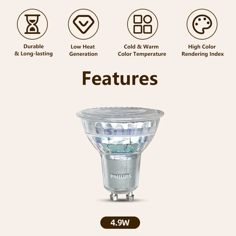 Lâmpada LED Philips GU10 PAR16 - Philips Bulb Led Classic avaliação e preço